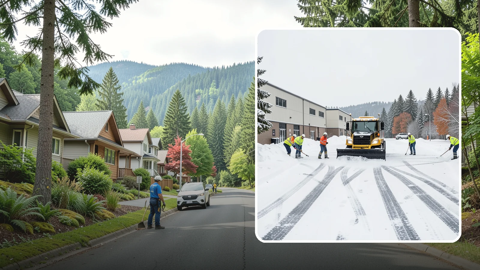 Industrial Facility Parking Lot Snow Removal in Darrington, Snohomish County, WA - We clear large industrial lots and truck approaches so Western Washington operations keep running through winter weather.