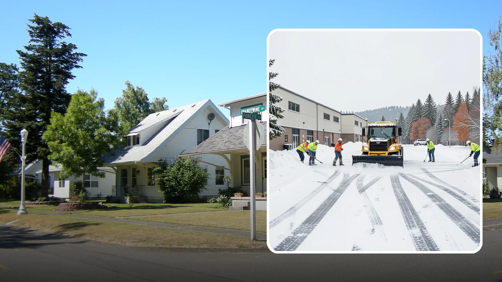 Industrial Facility Parking Lot Snow Removal in DuPont, Pierce County, WA - We clear large industrial lots and truck approaches so Western Washington operations keep running through winter weather.