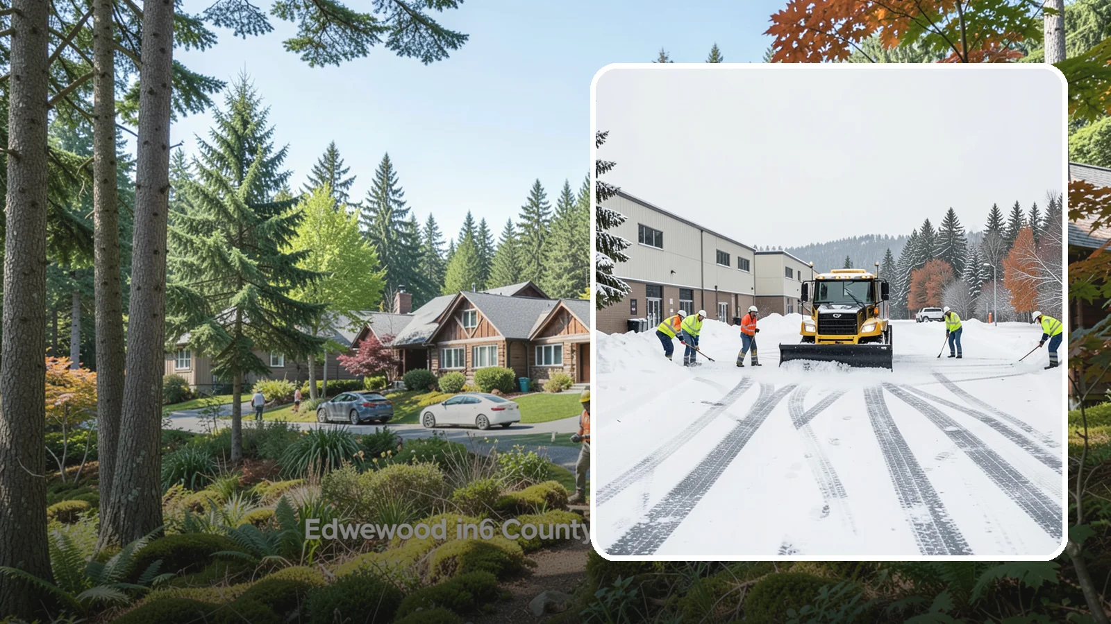Industrial Facility Parking Lot Snow Removal in Edgewood, Pierce County, WA - We clear large industrial lots and truck approaches so Western Washington operations keep running through winter weather.
