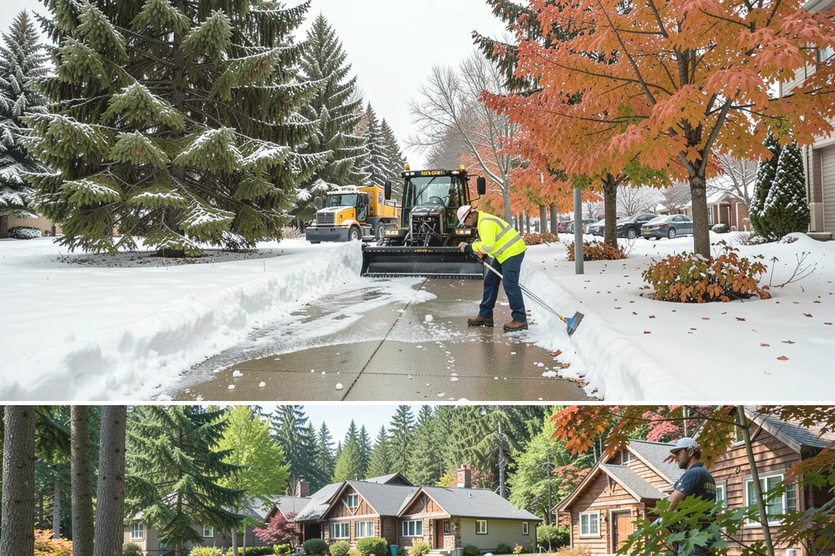 Industrial Facility Parking Lot Snow Removal in Edgewood, Pierce County, WA - Industrial lots in the Puget Sound region need the most winter clearing from December through February, when cold snaps threaten...