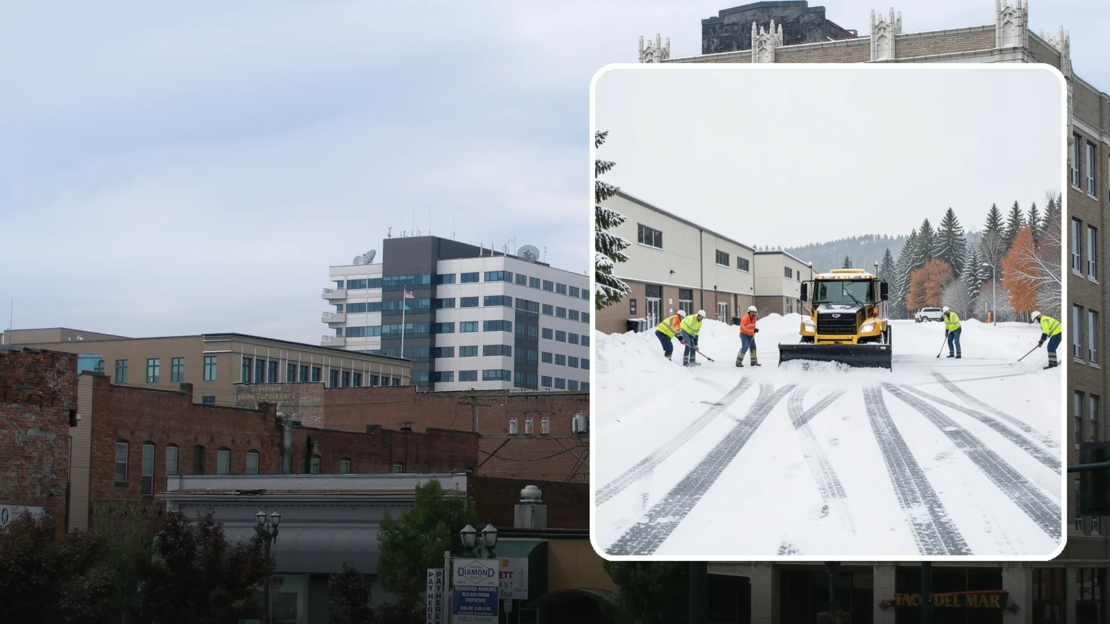 Industrial Facility Parking Lot Snow Removal in Everett, Snohomish County, WA - We clear large industrial lots and truck approaches so Western Washington operations keep running through winter weather.
