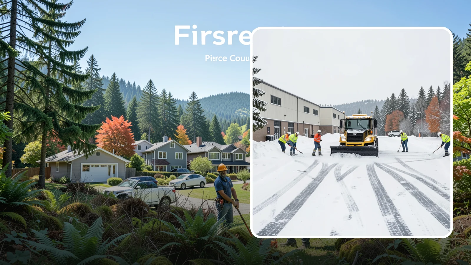 Industrial Facility Parking Lot Snow Removal in Fircrest, Pierce County, WA - We clear large industrial lots and truck approaches so Western Washington operations keep running through winter weather.