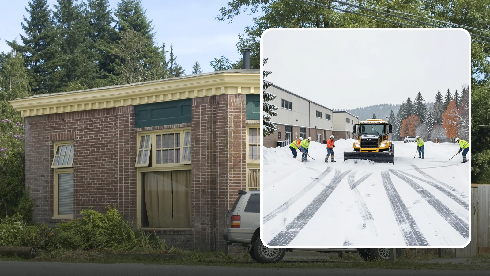 Industrial Facility Parking Lot Snow Removal in Hamilton, Skagit County, WA - We clear large industrial lots and truck approaches so Western Washington operations keep running through winter weather.