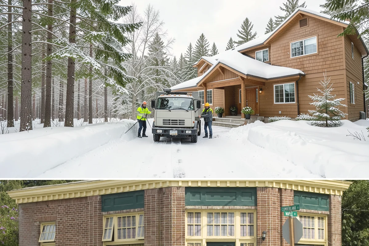 Industrial Facility Parking Lot Snow Removal in Hamilton, Skagit County, WA - Industrial lots in the Puget Sound region need the most winter clearing from December through February, when cold snaps threaten...