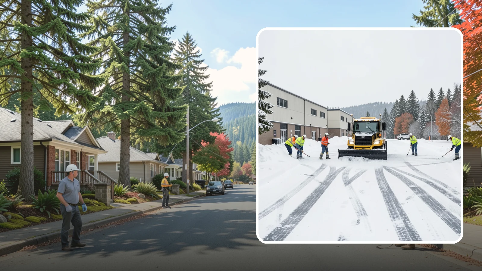 Industrial Facility Parking Lot Snow Removal in Hunts Point, King County, WA - We clear large industrial lots and truck approaches so Western Washington operations keep running through winter weather.