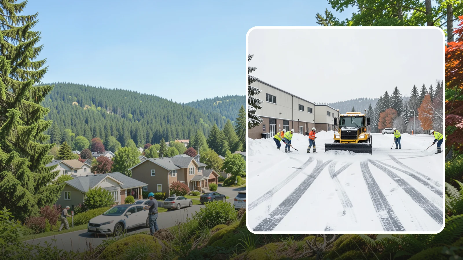 Industrial Facility Parking Lot Snow Removal in Index, Snohomish County, WA - We clear large industrial lots and truck approaches so Western Washington operations keep running through winter weather.
