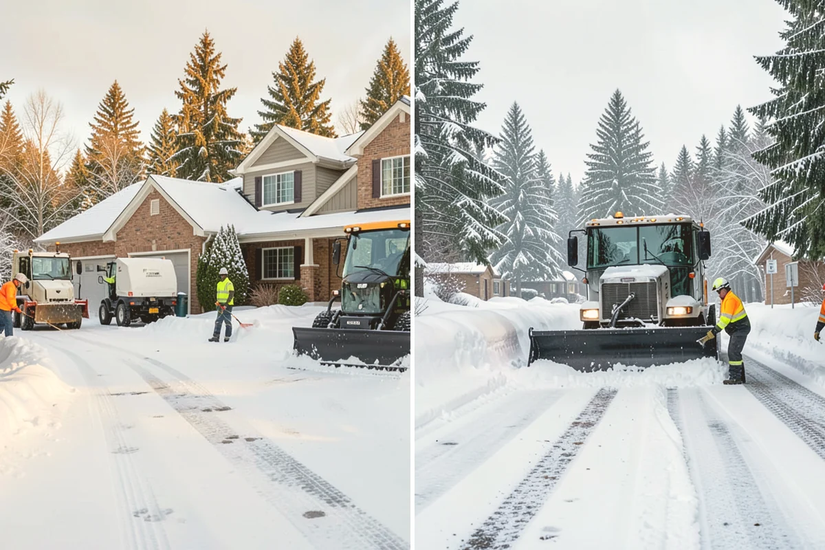 Industrial Facility Parking Lot Snow Removal in Index, Snohomish County, WA - Survey yard parking, gate approaches, and truck turning areas