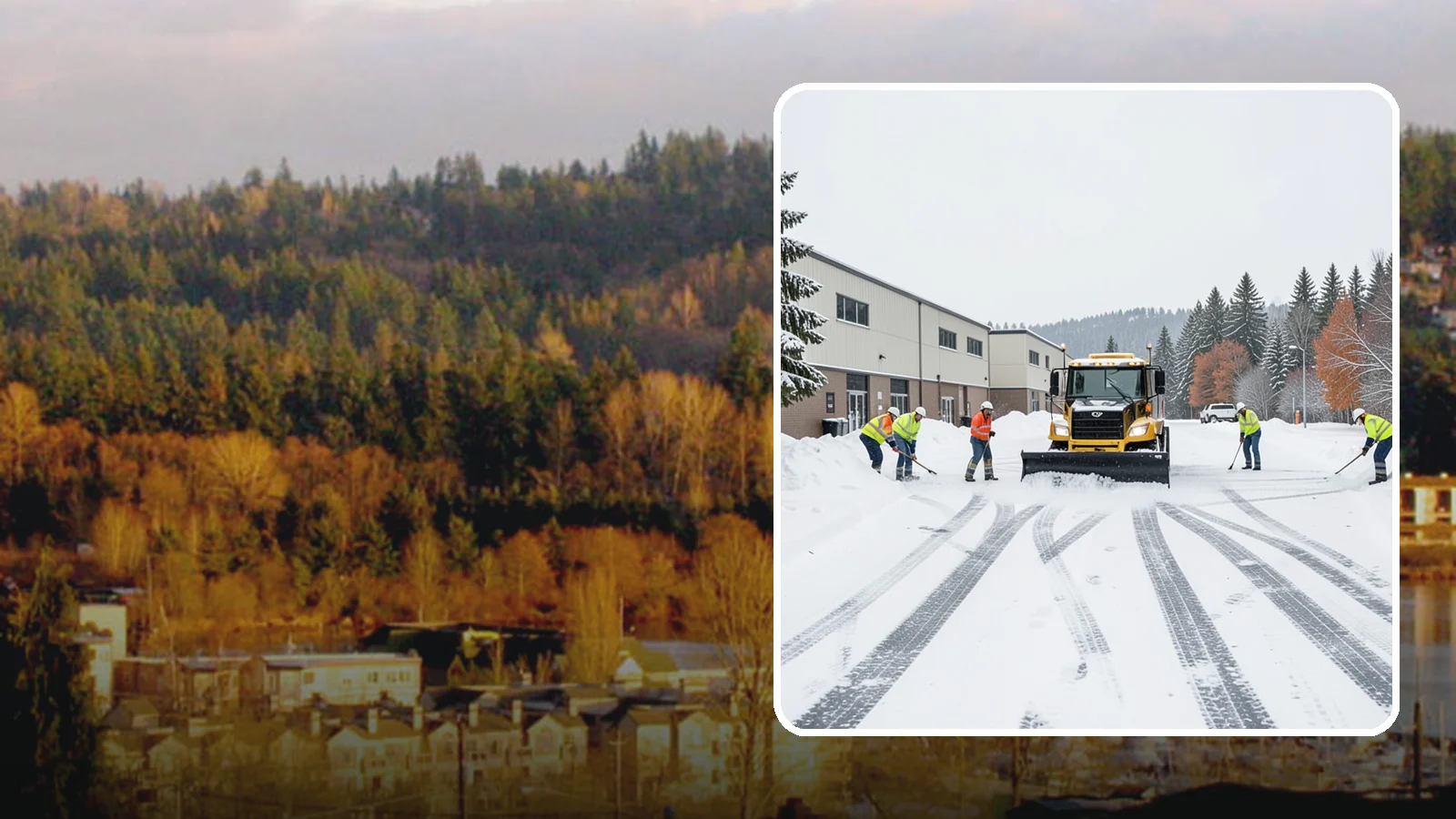 Industrial Facility Parking Lot Snow Removal in Kenmore, King County, WA - We clear large industrial lots and truck approaches so Western Washington operations keep running through winter weather.