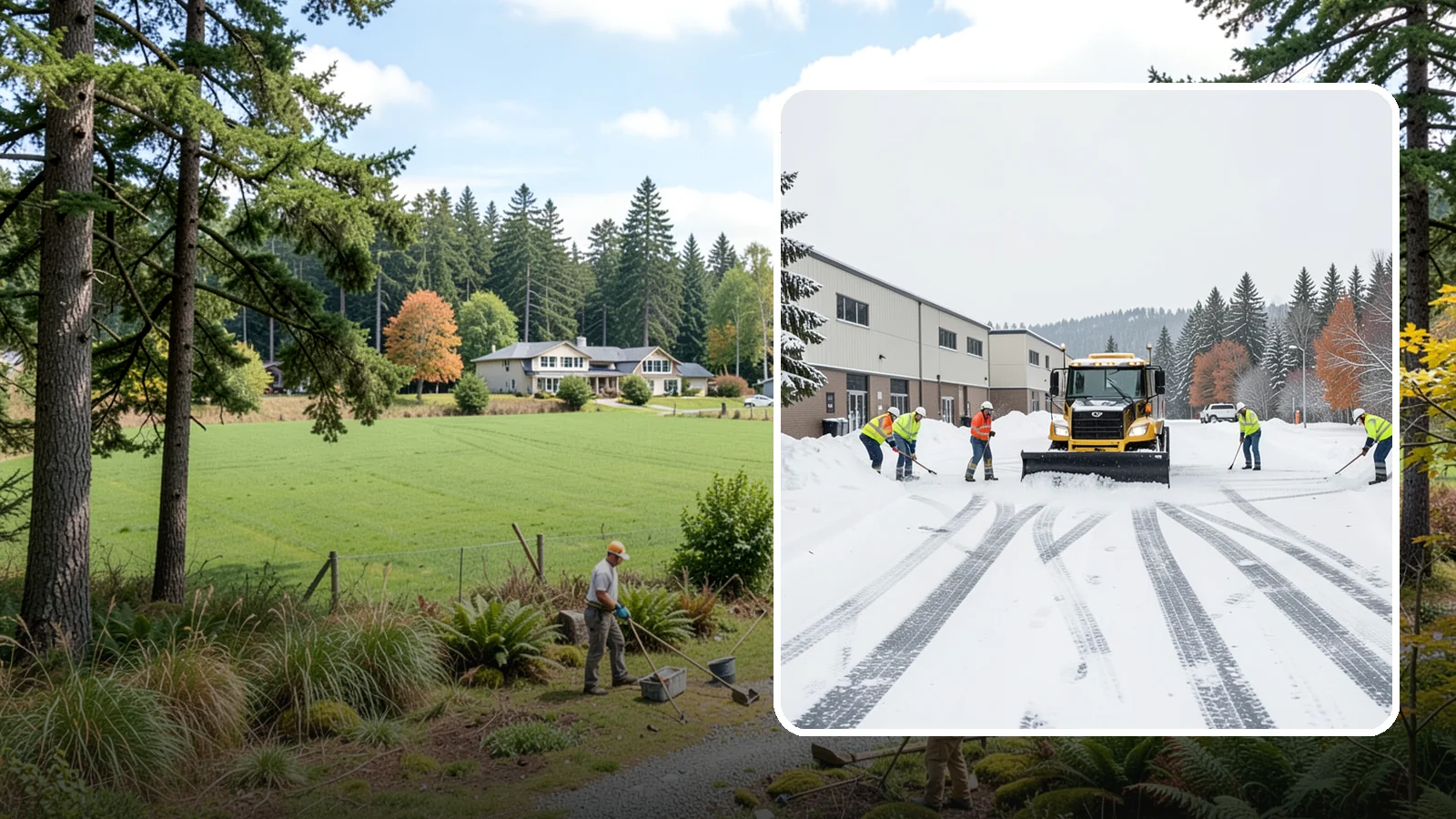 Industrial Facility Parking Lot Snow Removal in Lyman, Skagit County, WA - We clear large industrial lots and truck approaches so Western Washington operations keep running through winter weather.