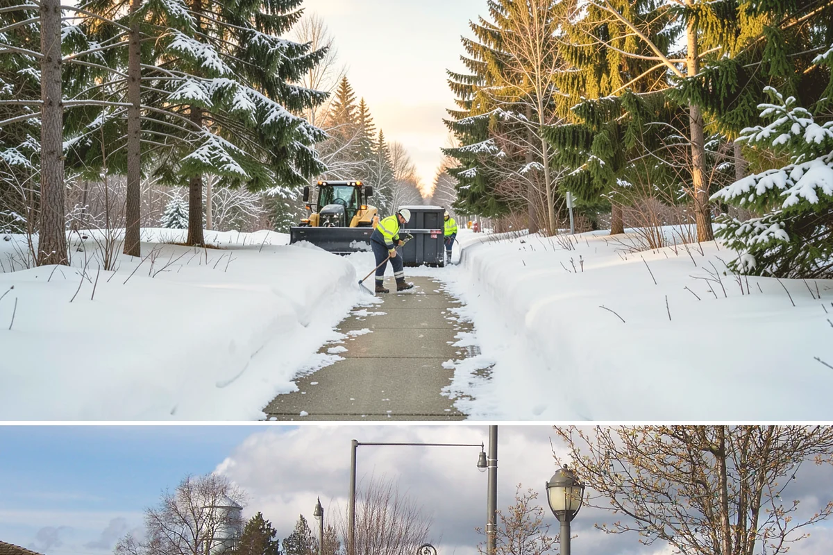 Industrial Facility Parking Lot Snow Removal in Marysville, Snohomish County, WA - Industrial lots in the Puget Sound region need the most winter clearing from December through February, when cold snaps threaten...