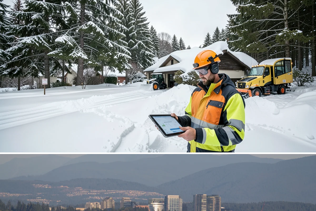 Industrial Facility Parking Lot Snow Removal in Medina, King County, WA - Industrial lots in the Puget Sound region need the most winter clearing from December through February, when cold snaps threaten...