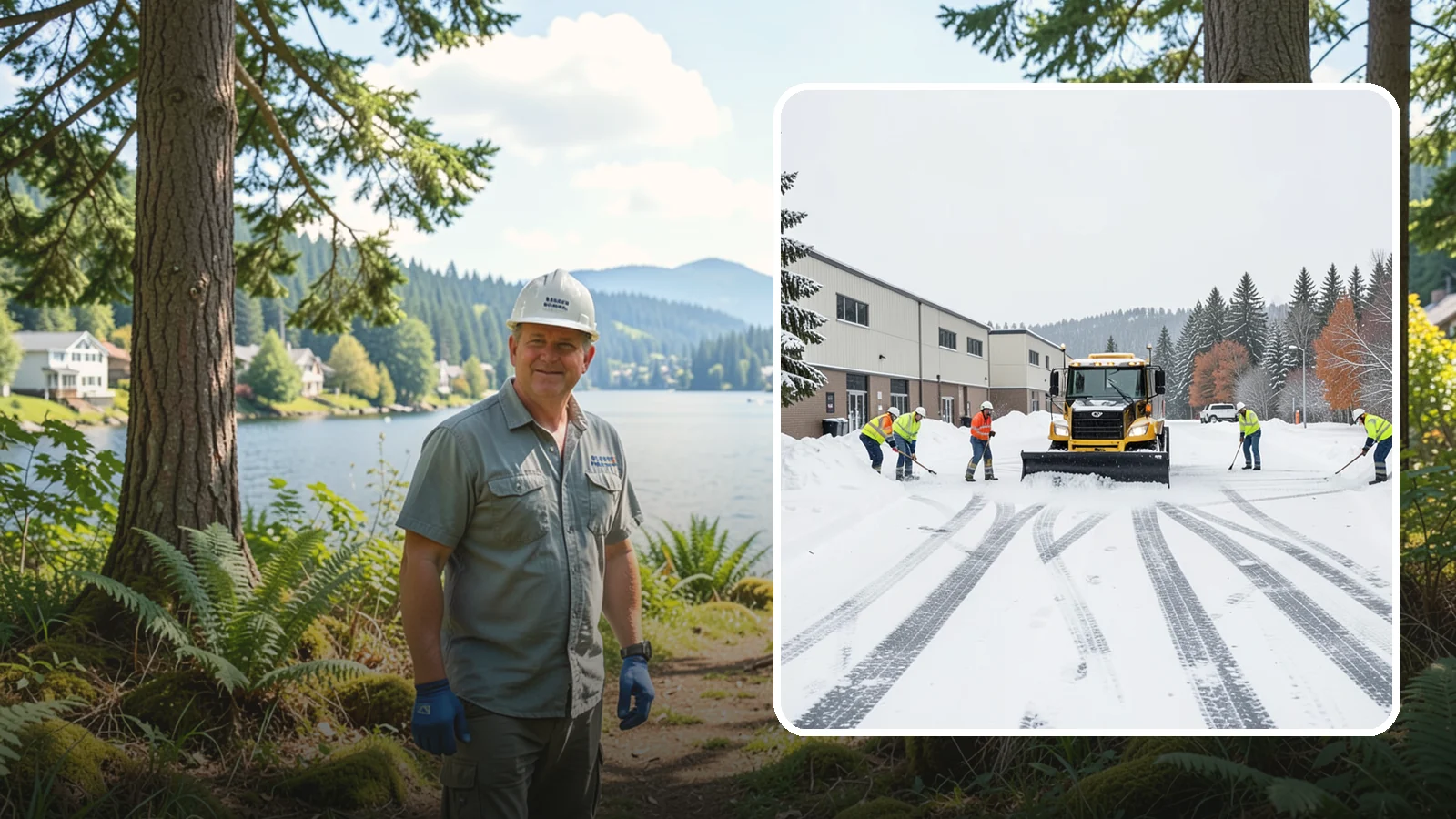 Industrial Facility Parking Lot Snow Removal in Milton, King County, WA - We clear large industrial lots and truck approaches so Western Washington operations keep running through winter weather.