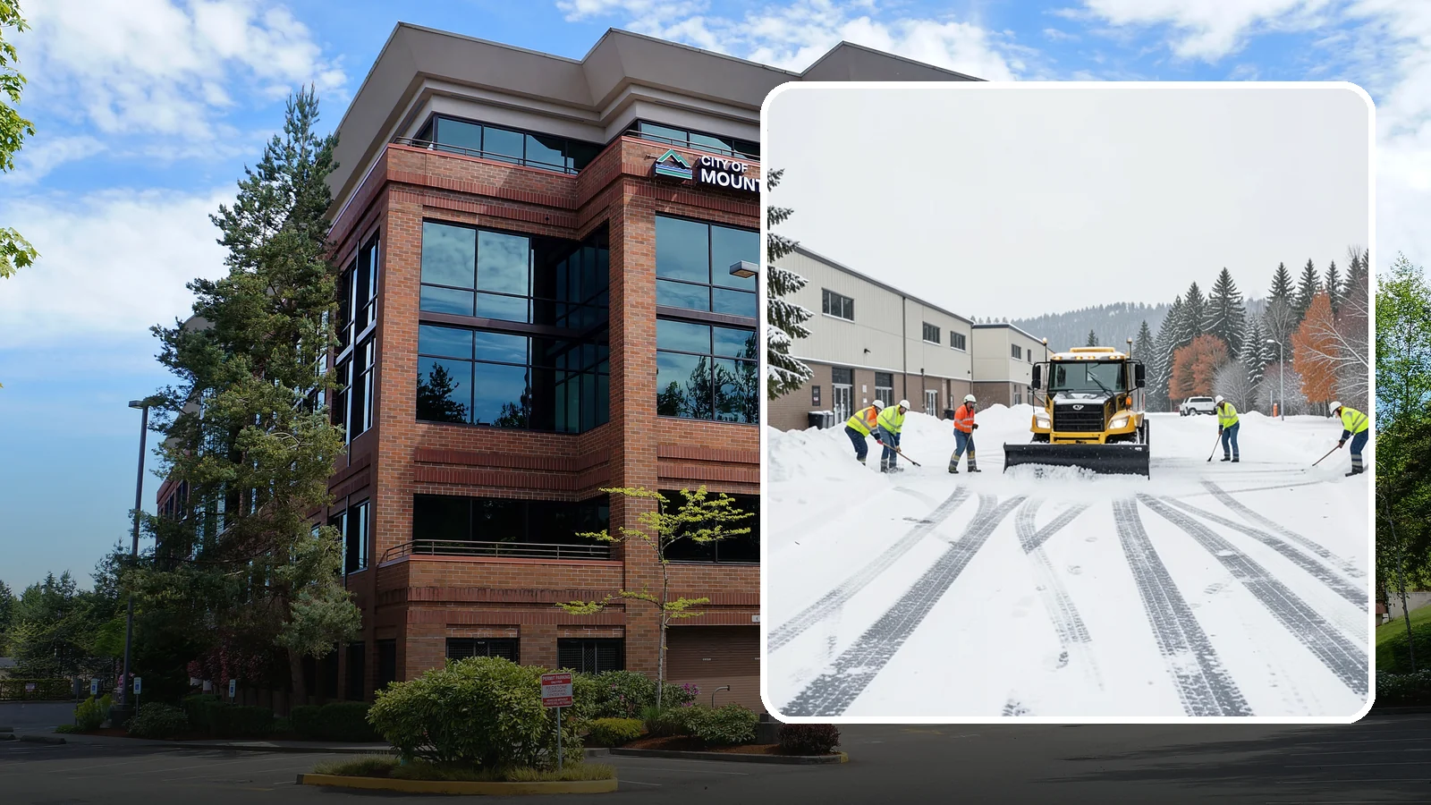 Industrial Facility Parking Lot Snow Removal in Mountlake Terrace, Snohomish County, WA - We clear large industrial lots and truck approaches so Western Washington operations keep running through winter weather.