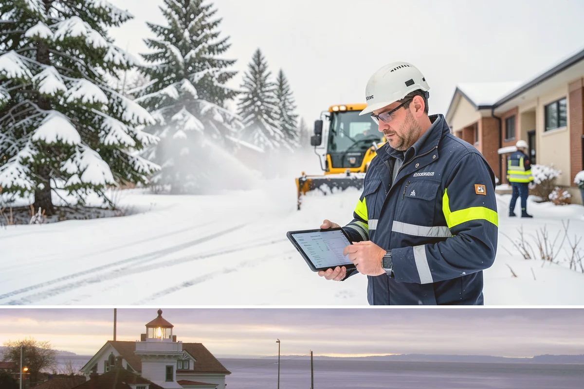 Industrial Facility Parking Lot Snow Removal in Mukilteo, Snohomish County, WA - Industrial lots in the Puget Sound region need the most winter clearing from December through February, when cold snaps threaten...