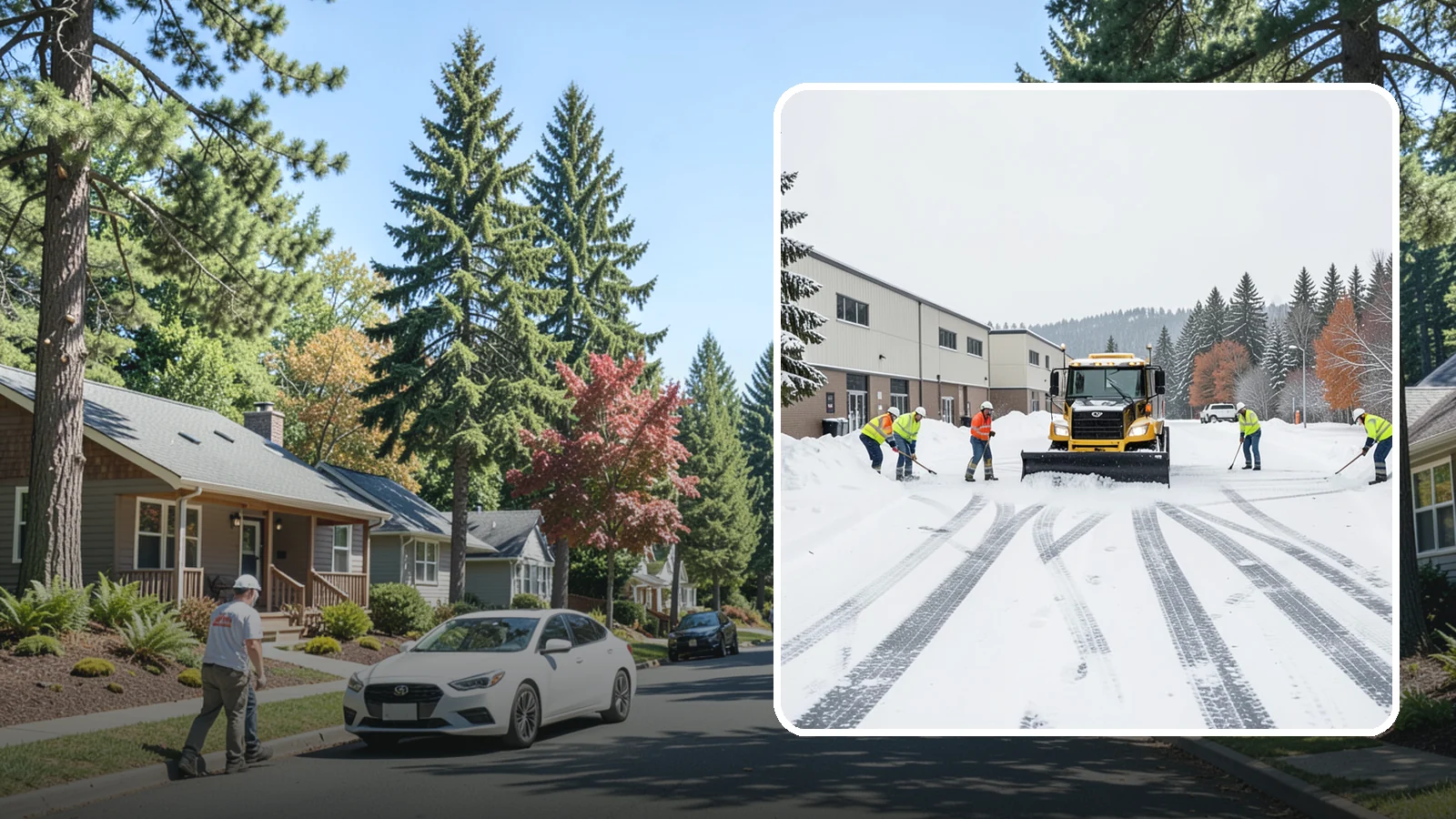 Industrial Facility Parking Lot Snow Removal in Orting, Pierce County, WA - We clear large industrial lots and truck approaches so Western Washington operations keep running through winter weather.