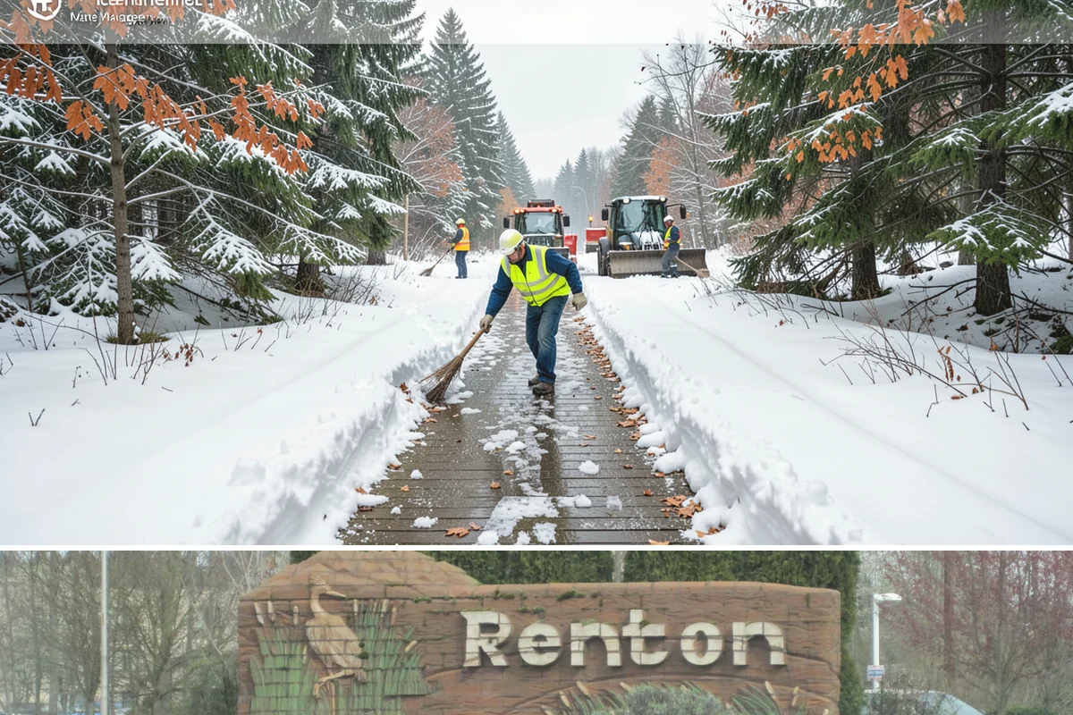 Industrial Facility Parking Lot Snow Removal in Renton, King County, WA - Industrial lots in the Puget Sound region need the most winter clearing from December through February, when cold snaps threaten...