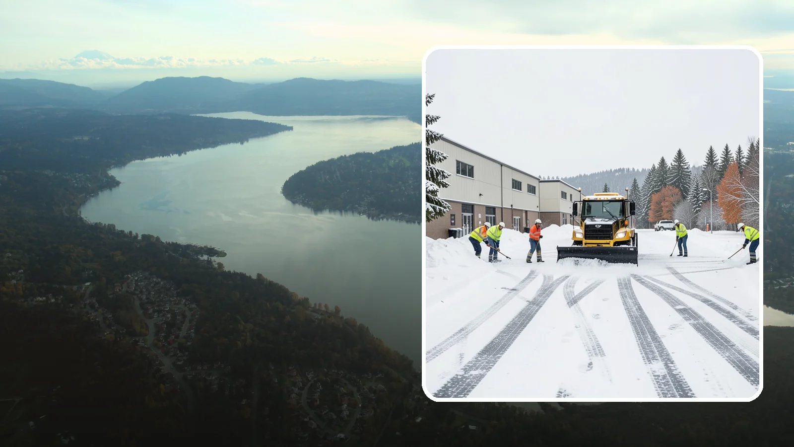 Industrial Facility Parking Lot Snow Removal in Sammamish, King County, WA - We clear large industrial lots and truck approaches so Western Washington operations keep running through winter weather.