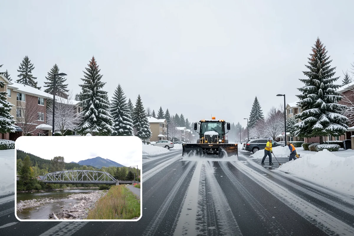 Industrial Facility Parking Lot Snow Removal in Skykomish, King County, WA - Large lots and truck approaches stay open to protect production