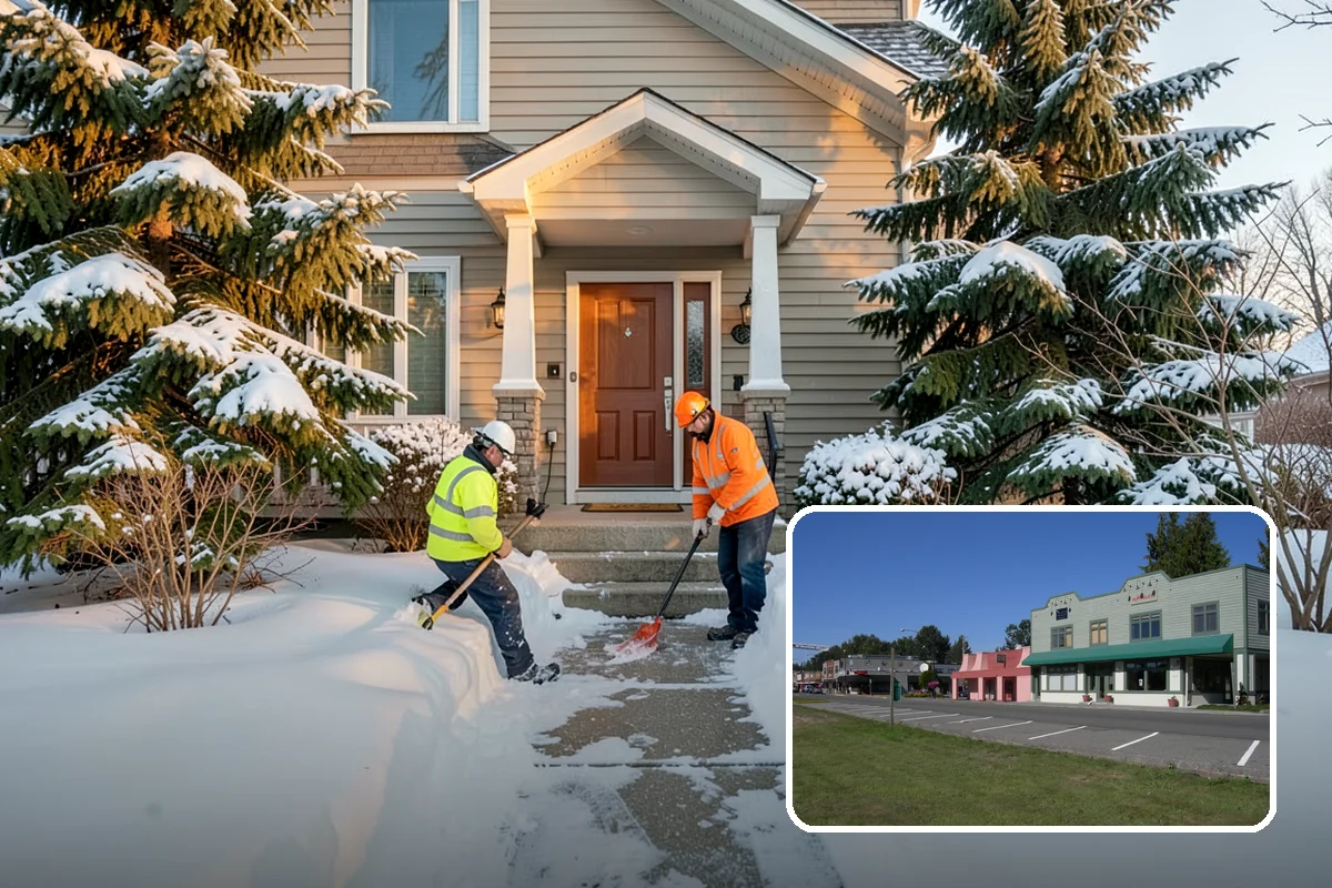 Industrial Facility Parking Lot Snow Removal in Snoqualmie, King County, WA - Large lots and truck approaches stay open to protect production