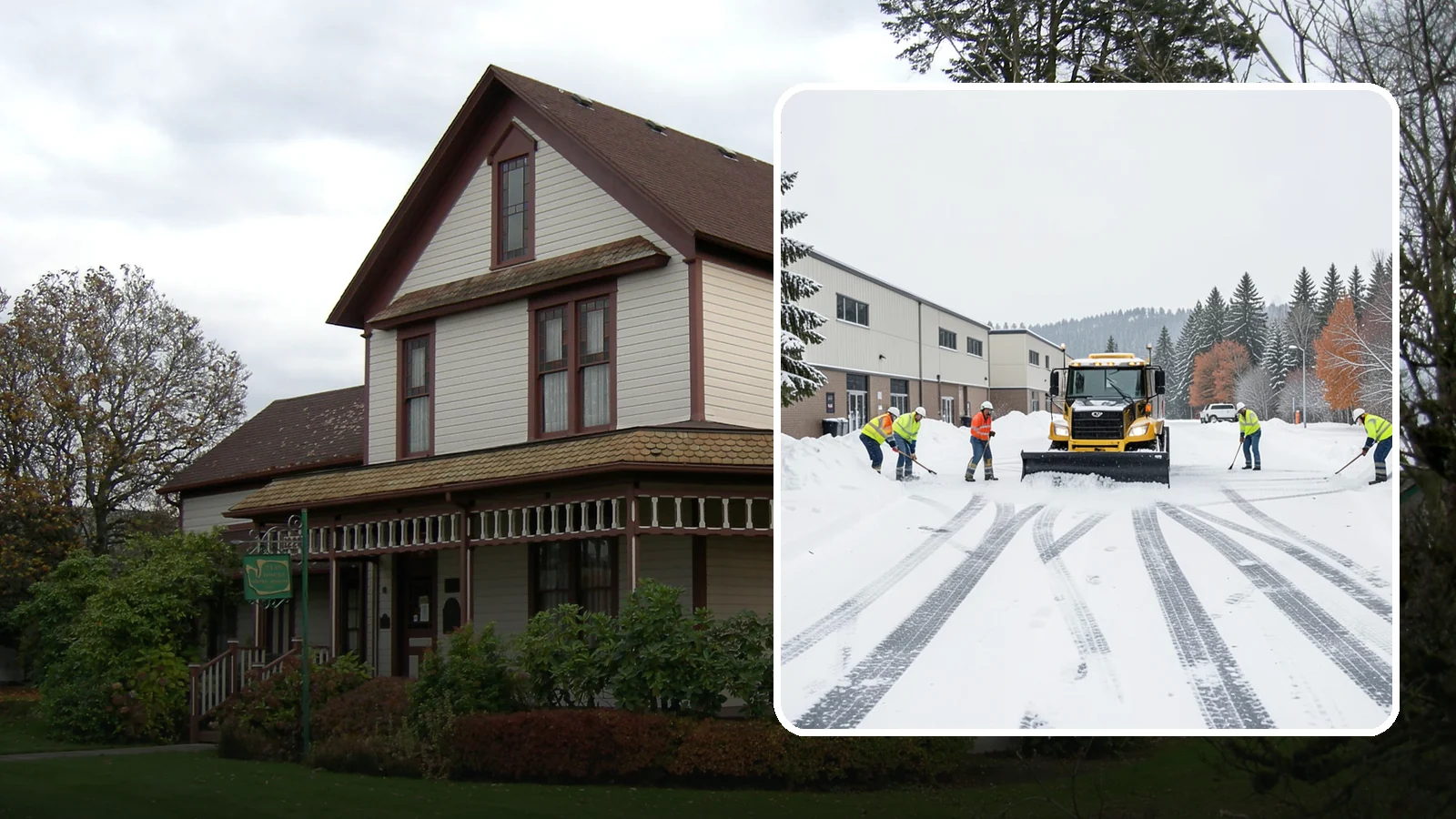 Industrial Facility Parking Lot Snow Removal in Sumner, Pierce County, WA - We clear large industrial lots and truck approaches so Western Washington operations keep running through winter weather.