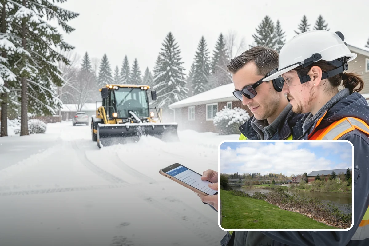 Industrial Facility Parking Lot Snow Removal in Tukwila, King County, WA - Large lots and truck approaches stay open to protect production