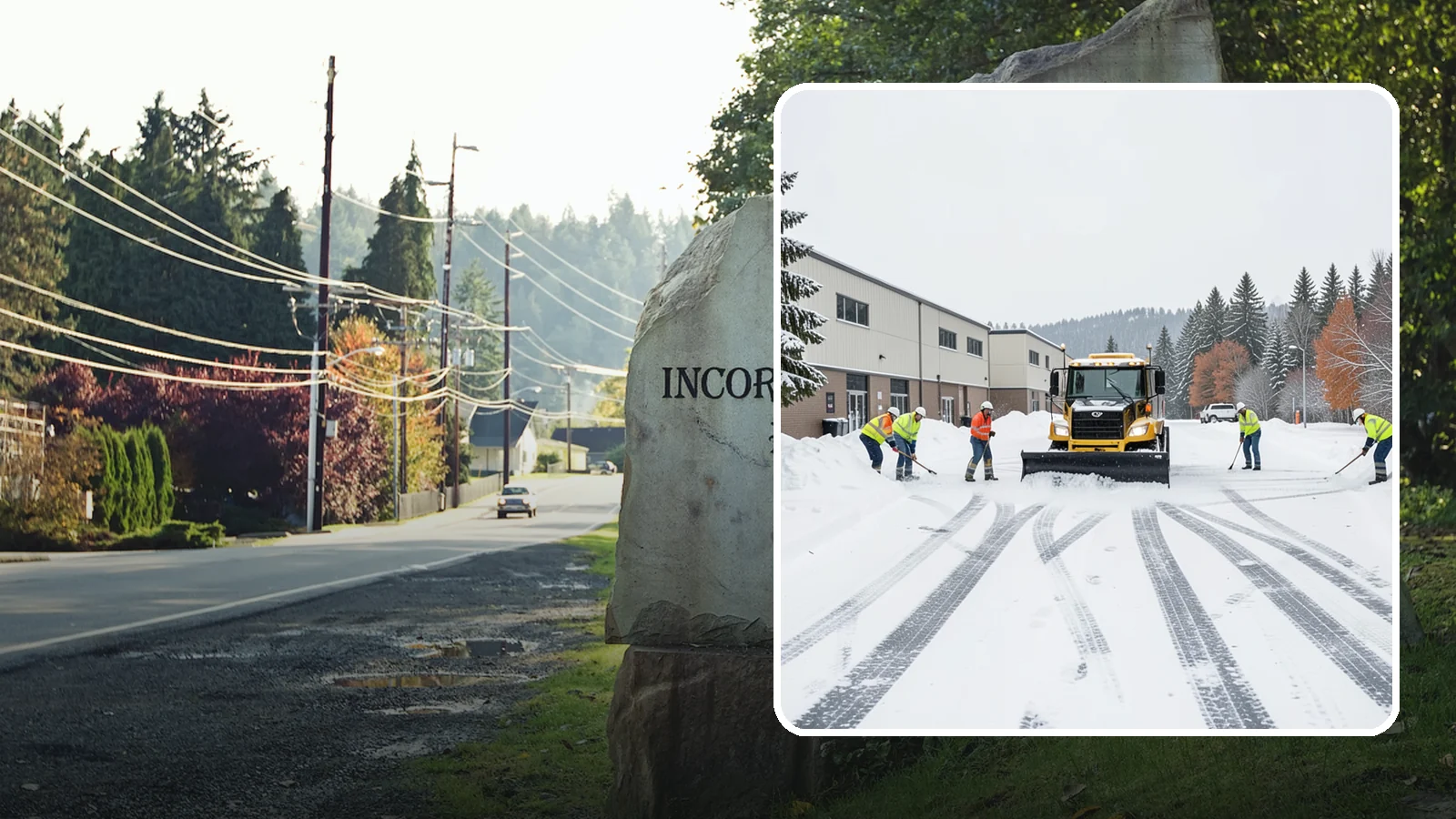 Industrial Facility Parking Lot Snow Removal in Wilkeson, Pierce County, WA - We clear large industrial lots and truck approaches so Western Washington operations keep running through winter weather.