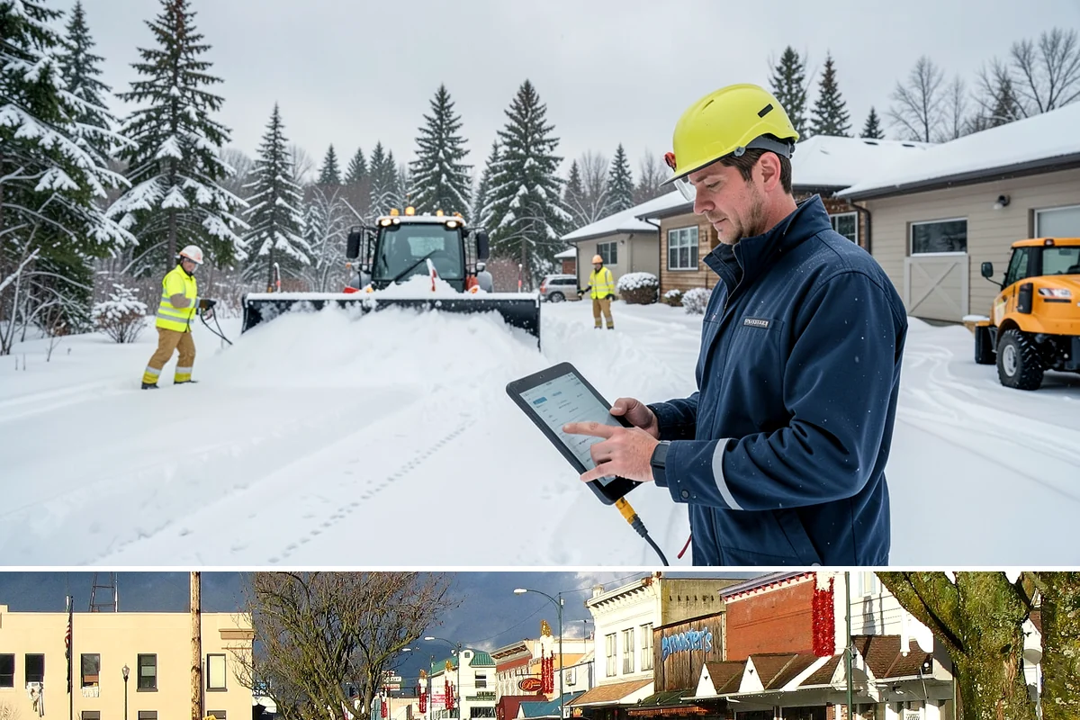 Industrial Facility Sidewalk Clearing in Arlington, Snohomish County, WA - Industrial demand holds from December through February, when overnight shifts face the worst refreeze on yard walkways before...