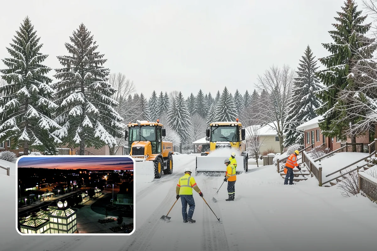 Industrial Facility Sidewalk Clearing in Auburn, King County, WA - Reduces Washington L and I worker injury claims and lost time