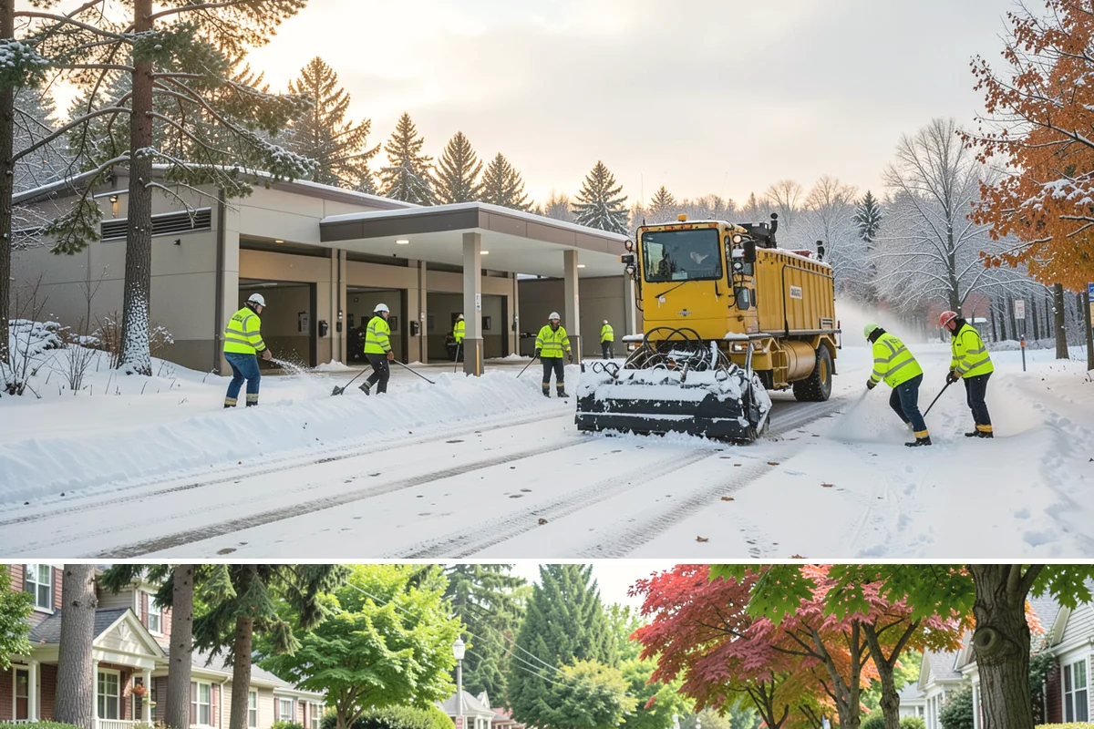 Industrial Facility Sidewalk Clearing in Beaux Arts Village, King County, WA - Industrial demand holds from December through February, when overnight shifts face the worst refreeze on yard walkways before...