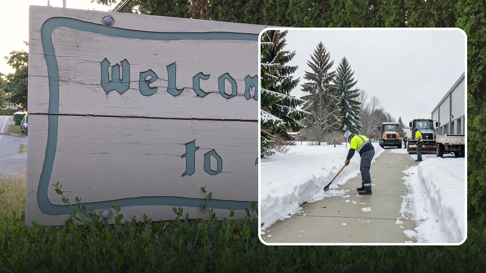 Industrial Facility Sidewalk Clearing in Brier, Snohomish County, WA - Worker-safety sidewalk clearing for Western Washington industrial facilities, keeping crew walkways between buildings and lots...