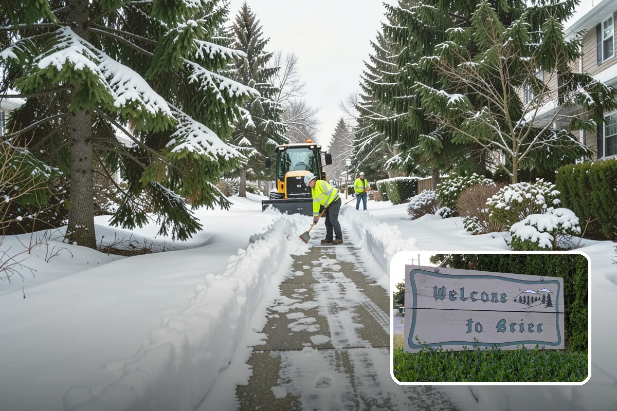 Industrial Facility Sidewalk Clearing in Brier, Snohomish County, WA - Reduces Washington L and I worker injury claims and lost time