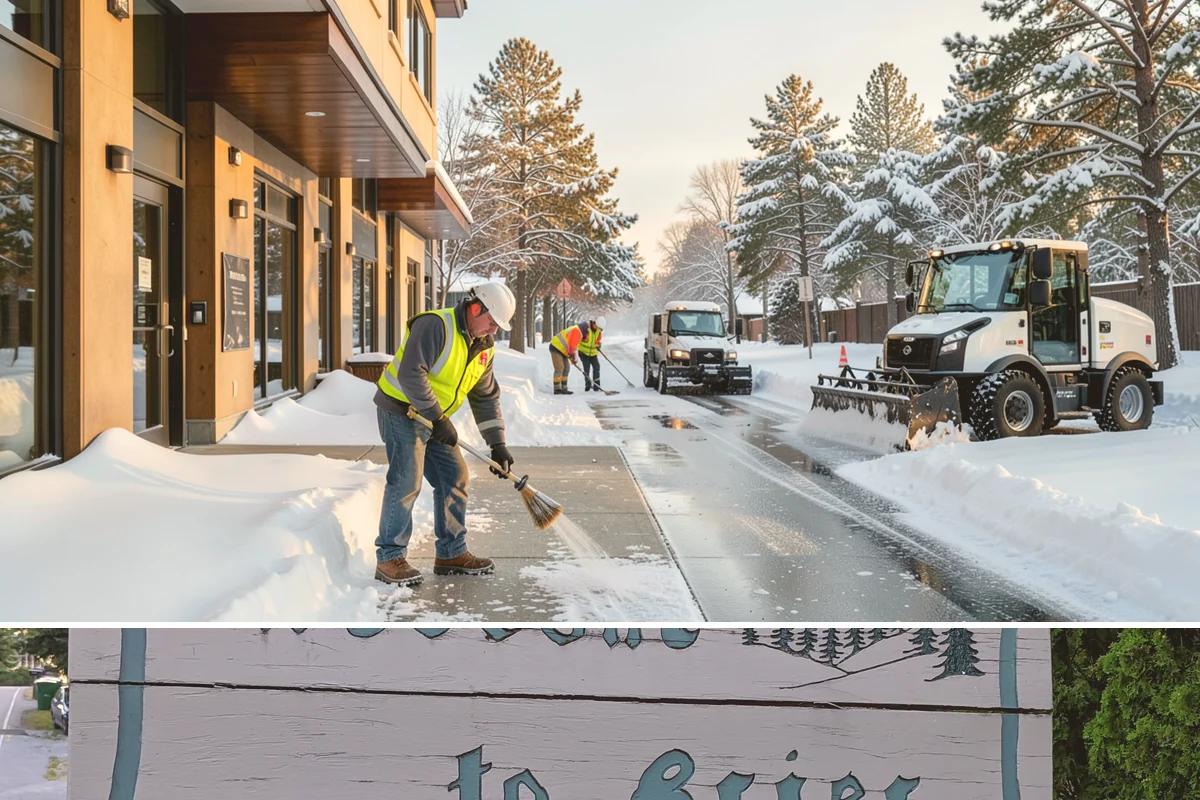 Industrial Facility Sidewalk Clearing in Brier, Snohomish County, WA - Industrial demand holds from December through February, when overnight shifts face the worst refreeze on yard walkways before...