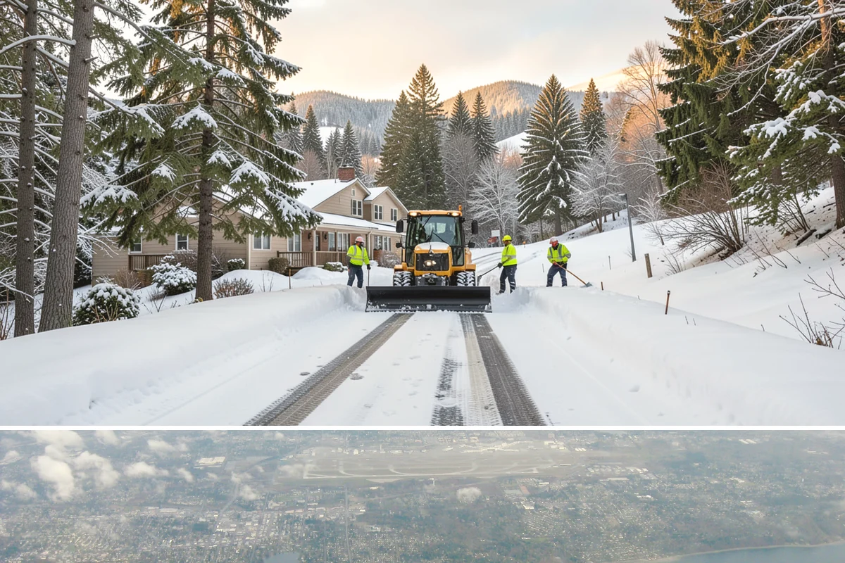 Industrial Facility Sidewalk Clearing in Burien, King County, WA - Industrial demand holds from December through February, when overnight shifts face the worst refreeze on yard walkways before...