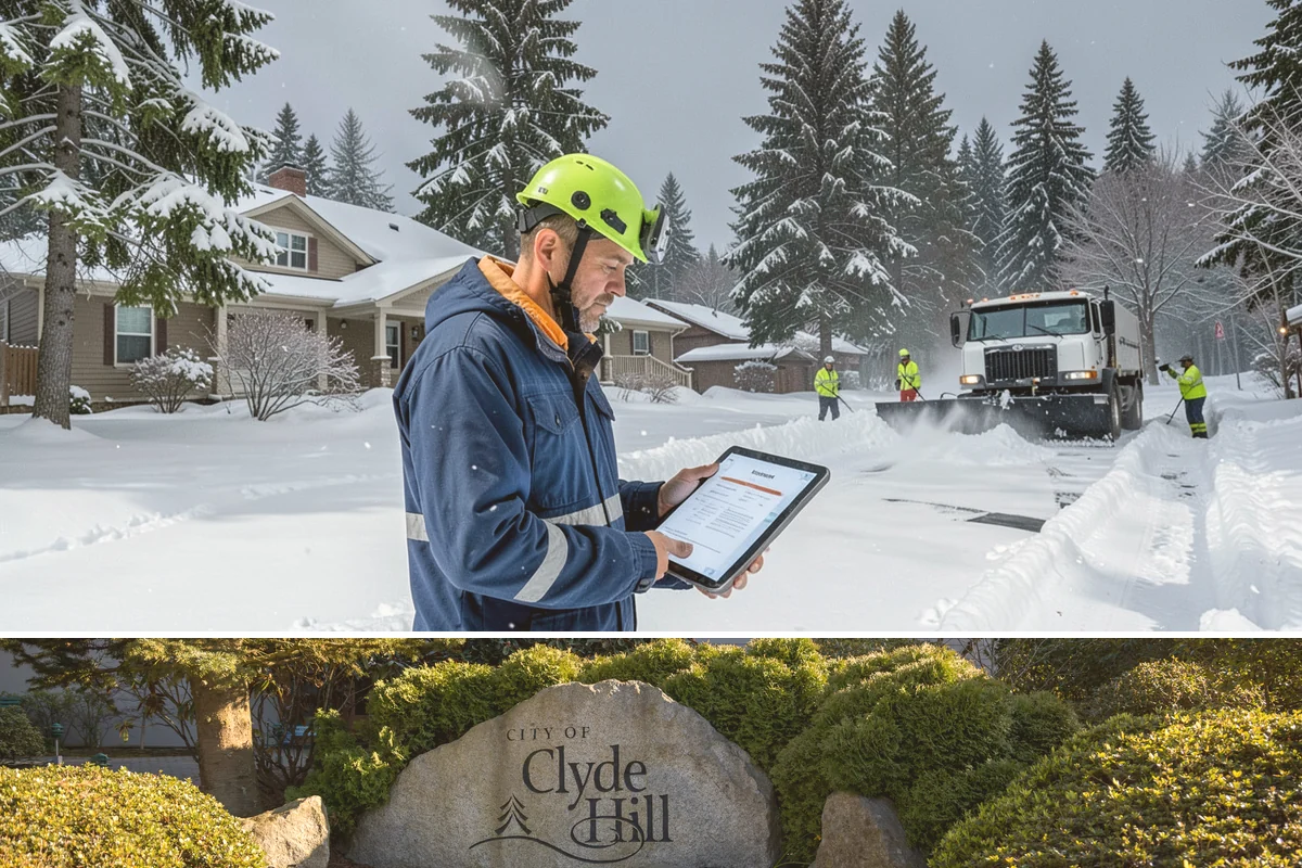 Industrial Facility Sidewalk Clearing in Clyde Hill, King County, WA - Industrial demand holds from December through February, when overnight shifts face the worst refreeze on yard walkways before...