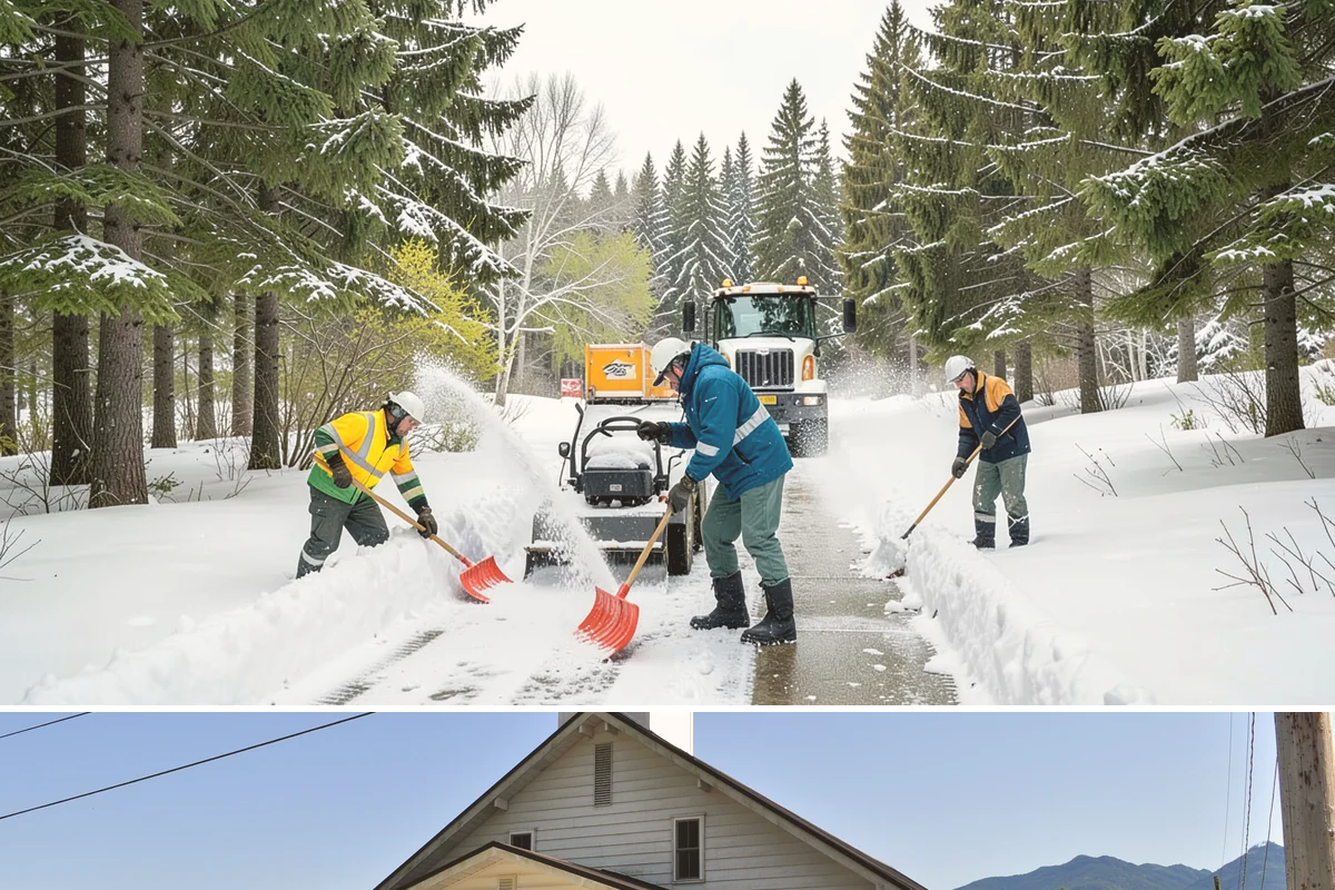 Industrial Facility Sidewalk Clearing in Concrete, Skagit County, WA - Industrial demand holds from December through February, when overnight shifts face the worst refreeze on yard walkways before...