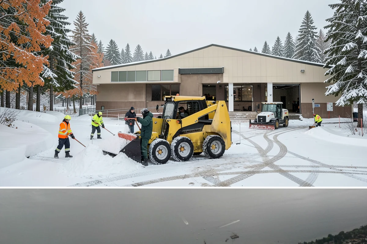Industrial Facility Sidewalk Clearing in Des Moines, King County, WA - Industrial demand holds from December through February, when overnight shifts face the worst refreeze on yard walkways before...