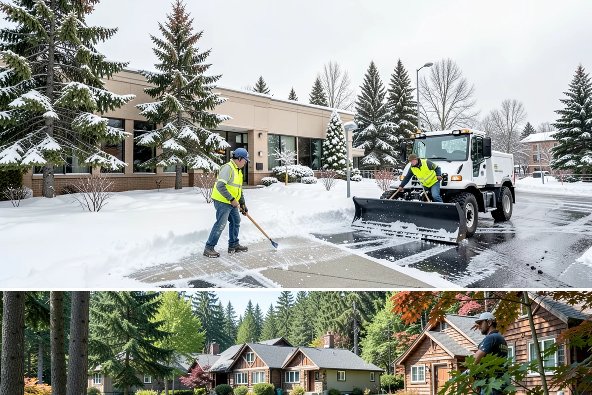 Industrial Facility Sidewalk Clearing in Edgewood, Pierce County, WA - Industrial demand holds from December through February, when overnight shifts face the worst refreeze on yard walkways before...