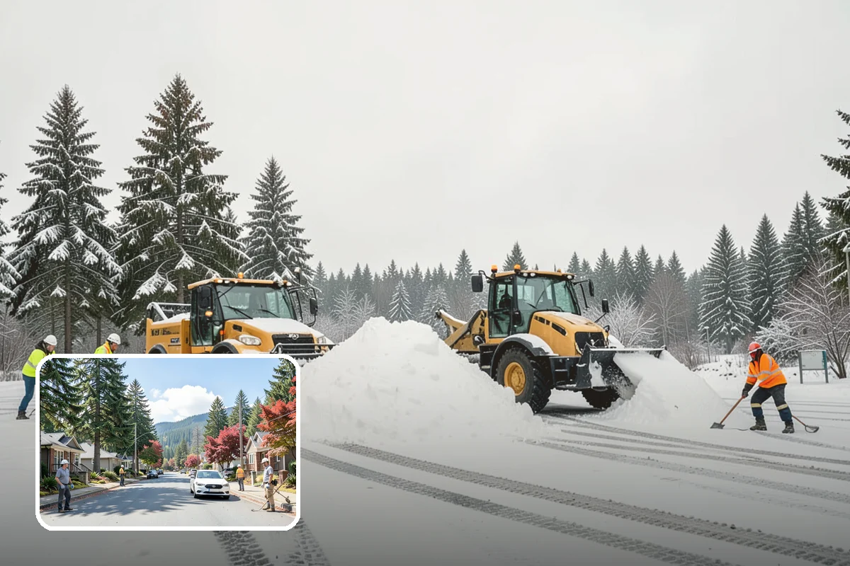 Industrial Facility Sidewalk Clearing in Hunts Point, King County, WA - Reduces Washington L and I worker injury claims and lost time
