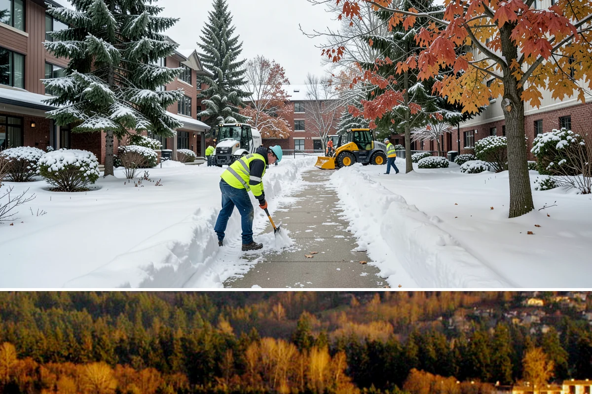 Industrial Facility Sidewalk Clearing in Kenmore, King County, WA - Industrial demand holds from December through February, when overnight shifts face the worst refreeze on yard walkways before...