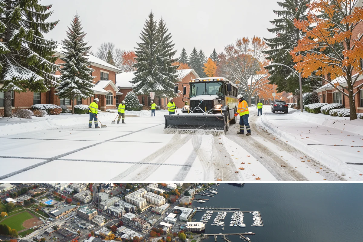Industrial Facility Sidewalk Clearing in Kirkland, King County, WA - Industrial demand holds from December through February, when overnight shifts face the worst refreeze on yard walkways before...