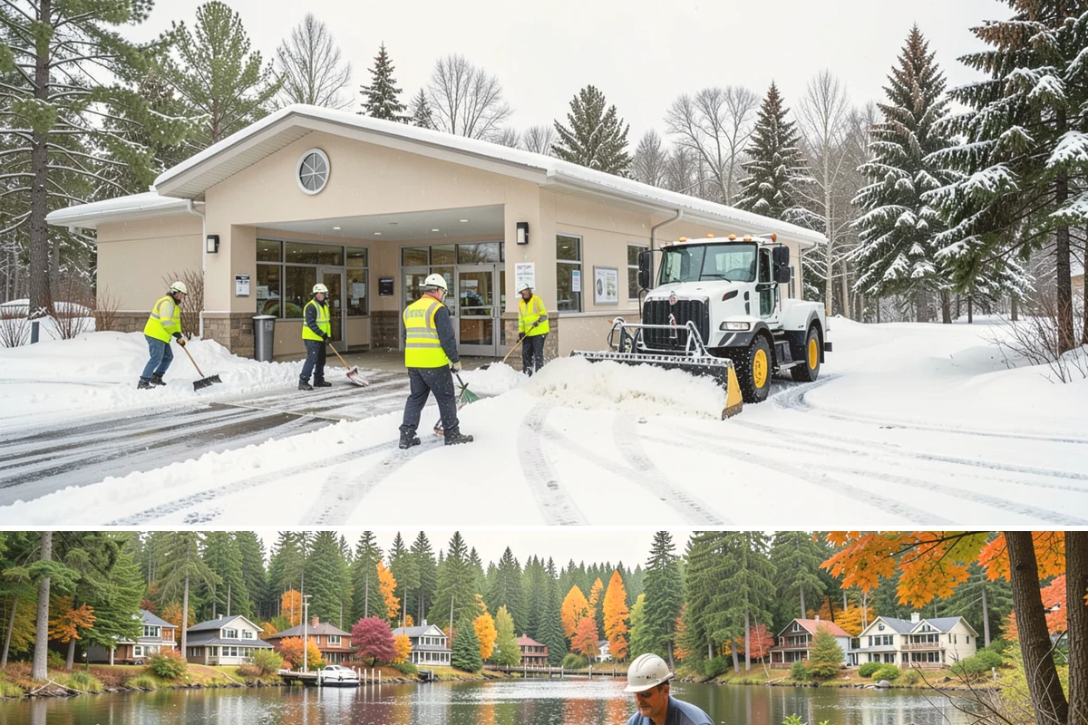 Industrial Facility Sidewalk Clearing in La Conner, Skagit County, WA - Industrial demand holds from December through February, when overnight shifts face the worst refreeze on yard walkways before...