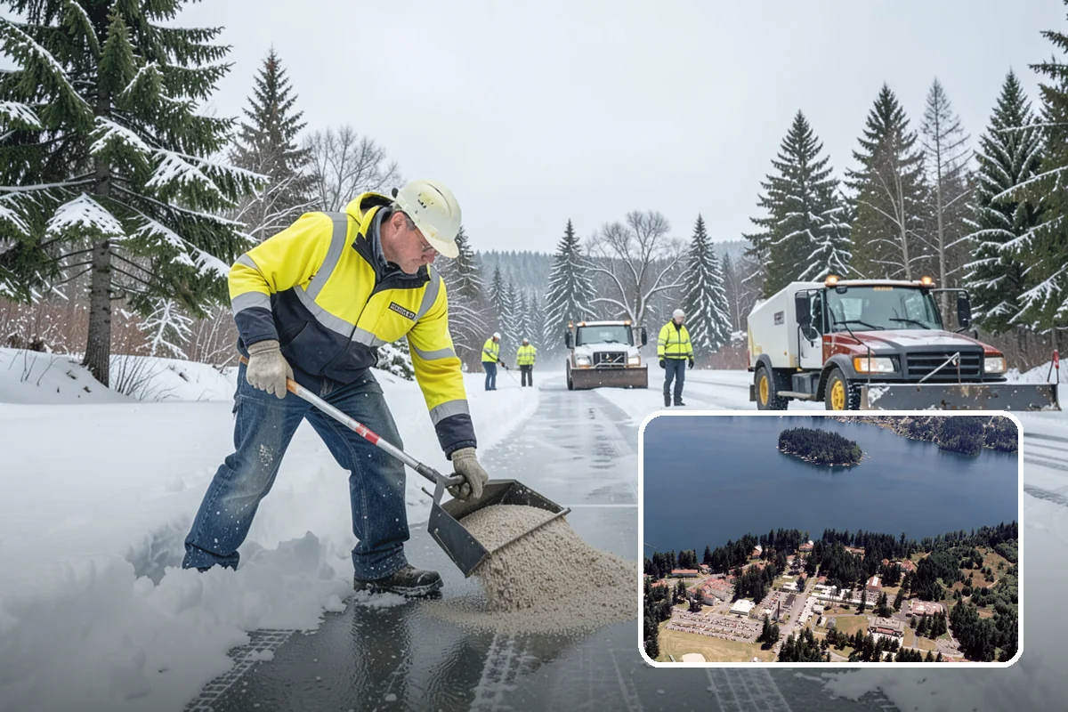 Industrial Facility Sidewalk Clearing in Lakewood, Pierce County, WA - Reduces Washington L and I worker injury claims and lost time