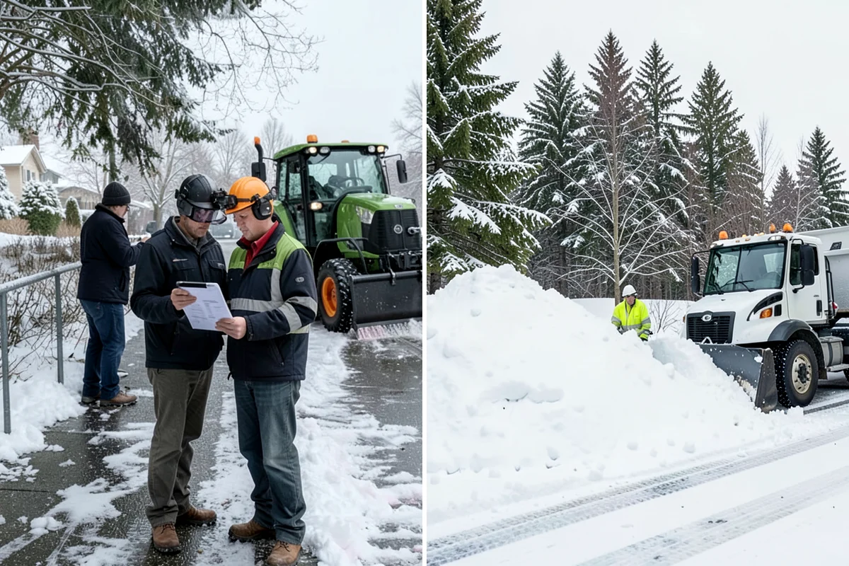 Industrial Facility Sidewalk Clearing in Lakewood, Pierce County, WA - Identify worker walkways between lots, gates, and buildings