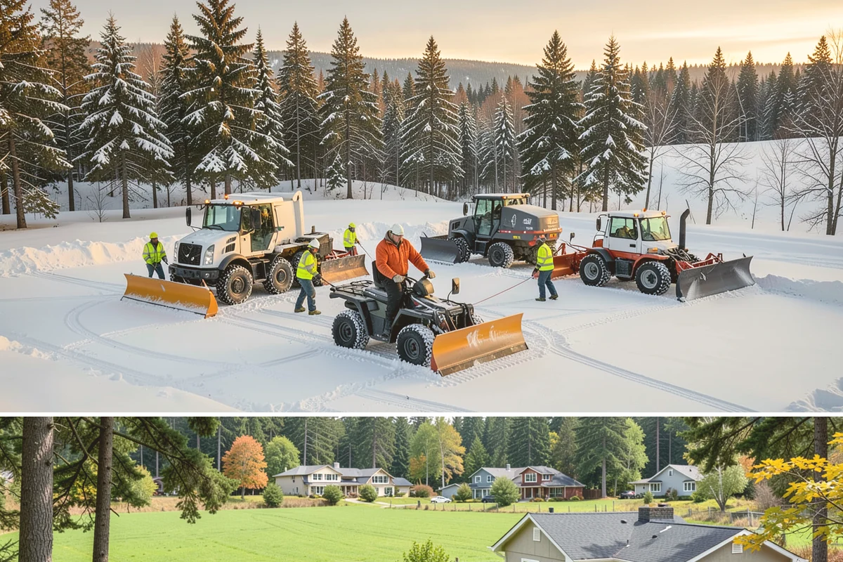 Industrial Facility Sidewalk Clearing in Lyman, Skagit County, WA - Industrial demand holds from December through February, when overnight shifts face the worst refreeze on yard walkways before...