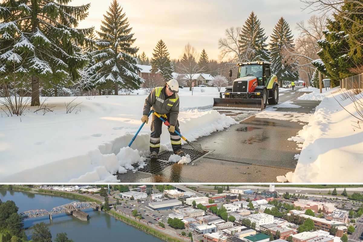 Industrial Facility Sidewalk Clearing in Mount Vernon, Skagit County, WA - Industrial demand holds from December through February, when overnight shifts face the worst refreeze on yard walkways before...