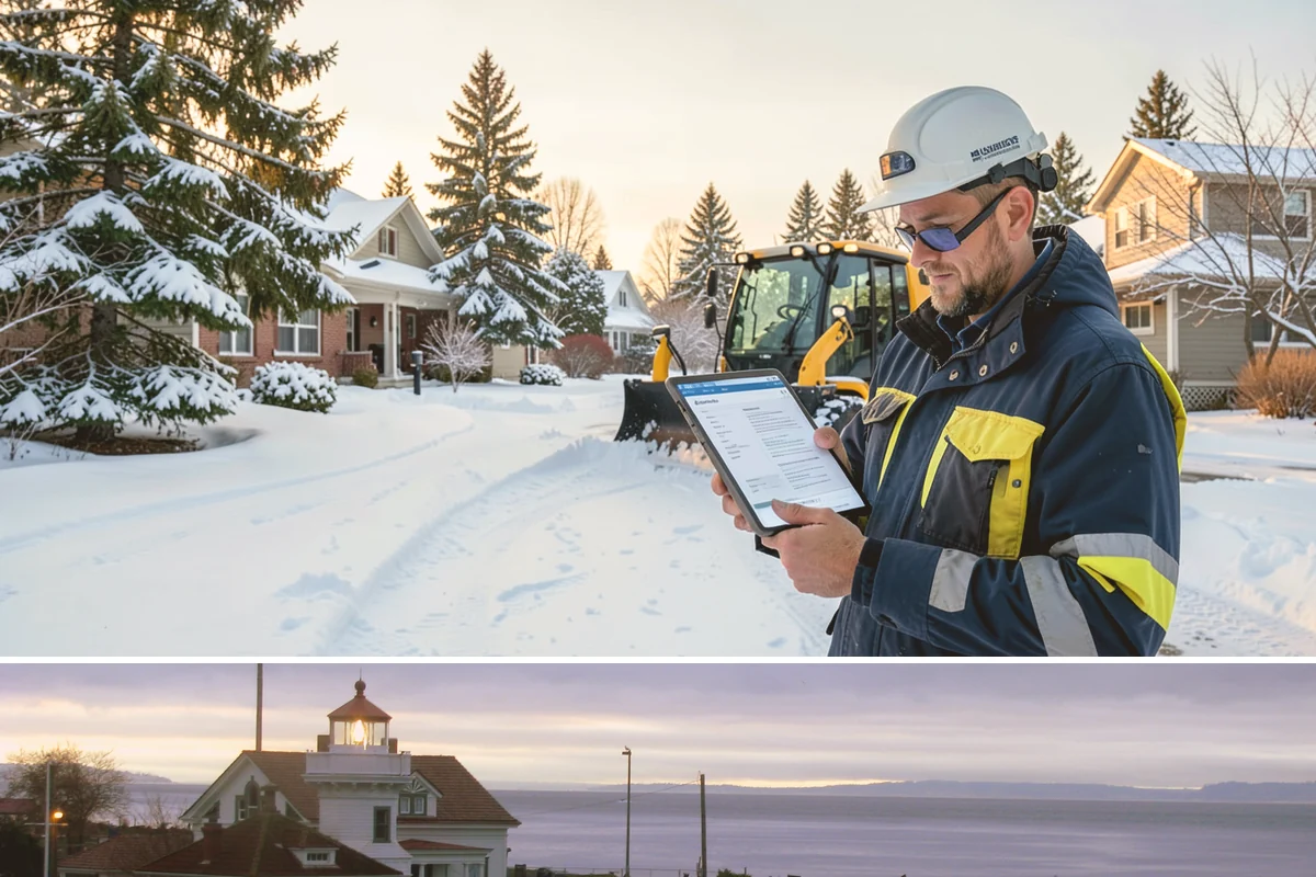 Industrial Facility Sidewalk Clearing in Mukilteo, Snohomish County, WA - Industrial demand holds from December through February, when overnight shifts face the worst refreeze on yard walkways before...