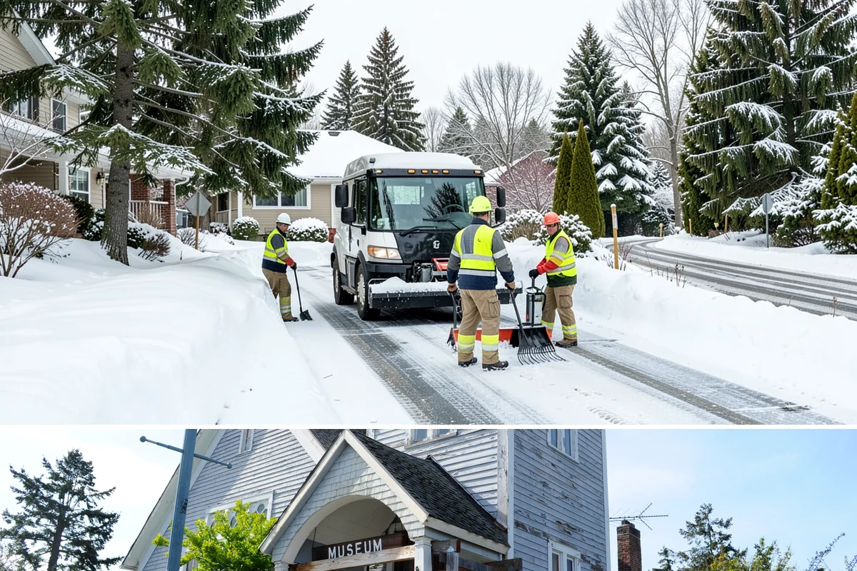 Industrial Facility Sidewalk Clearing in Steilacoom, Pierce County, WA - Industrial demand holds from December through February, when overnight shifts face the worst refreeze on yard walkways before...