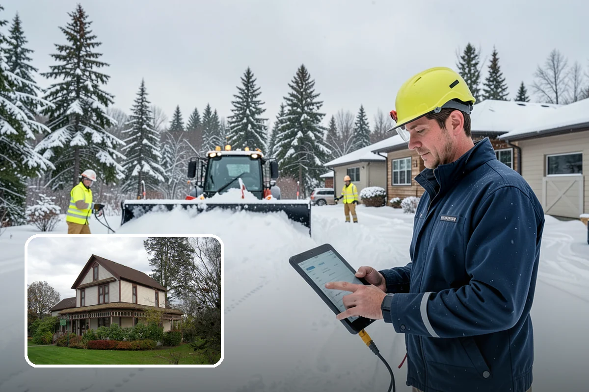 Industrial Facility Sidewalk Clearing in Sumner, Pierce County, WA - Reduces Washington L and I worker injury claims and lost time