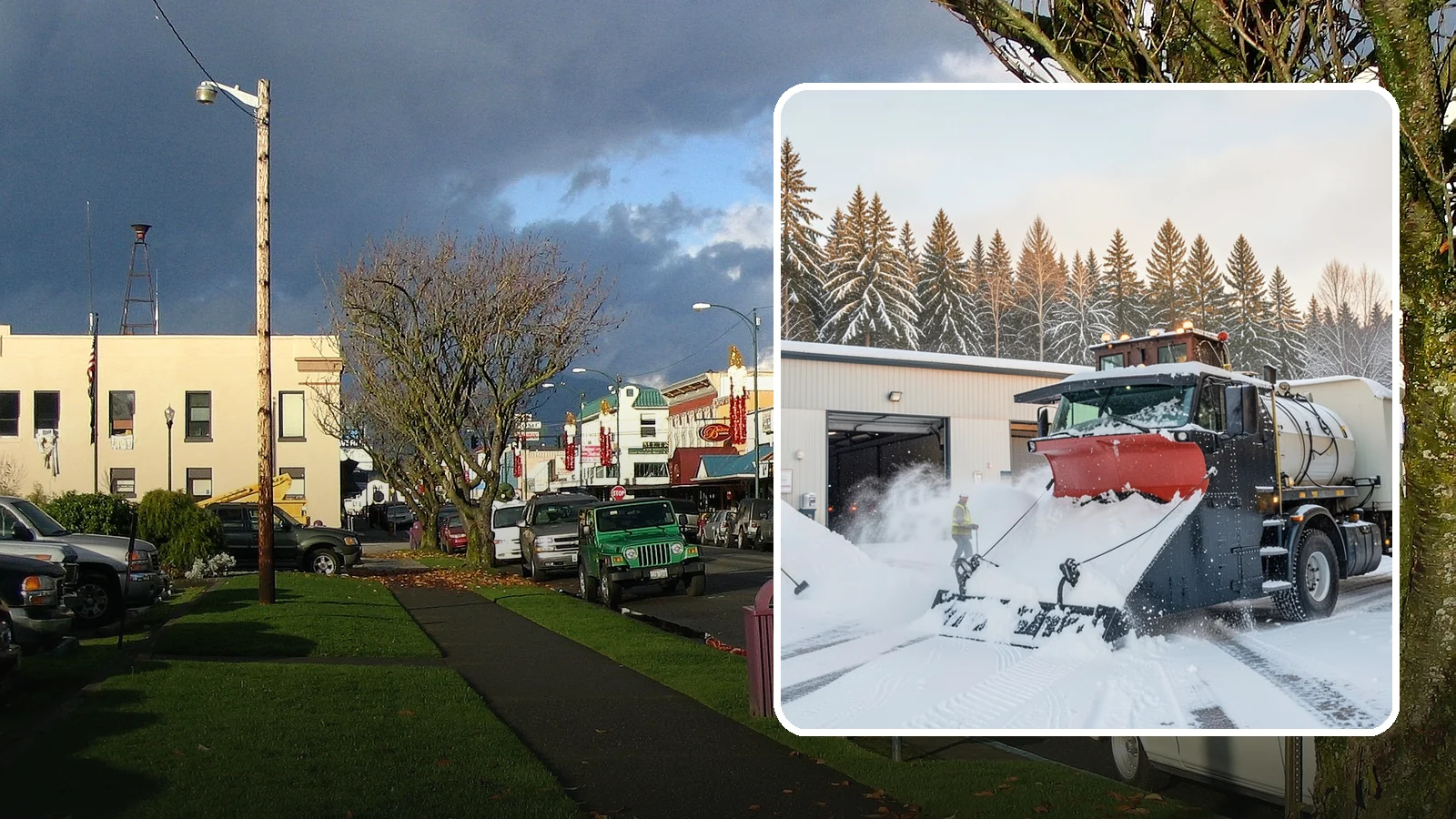 Industrial Facility Snow Plowing in Arlington, Snohomish County, WA - We plow large industrial yards, truck routes, and gates so shift changes and freight keep moving through any storm.