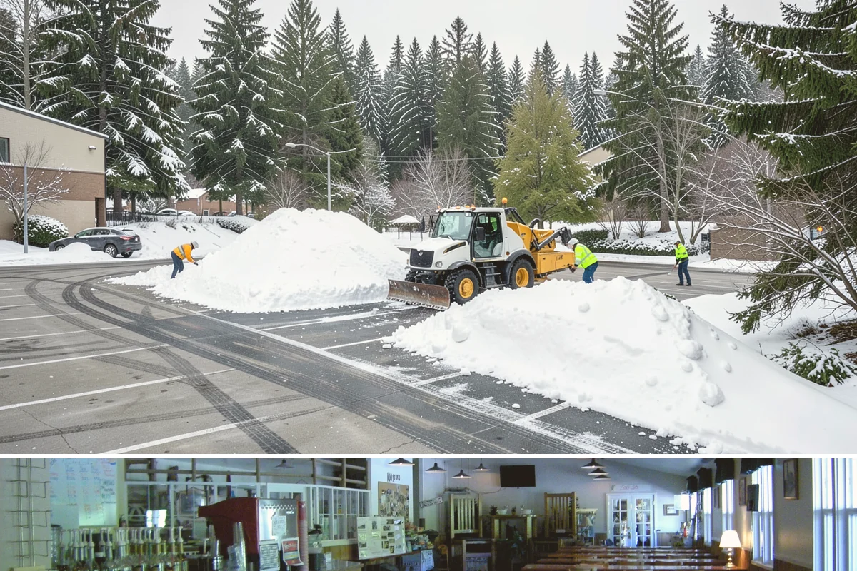 Industrial Facility Snow Plowing in Black Diamond, King County, WA - Set up a heavy-equipment contract before winter so freight and shifts never stall on snow.